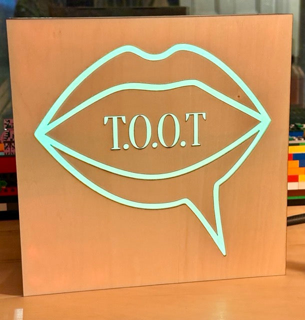 Custom Laser Light Box